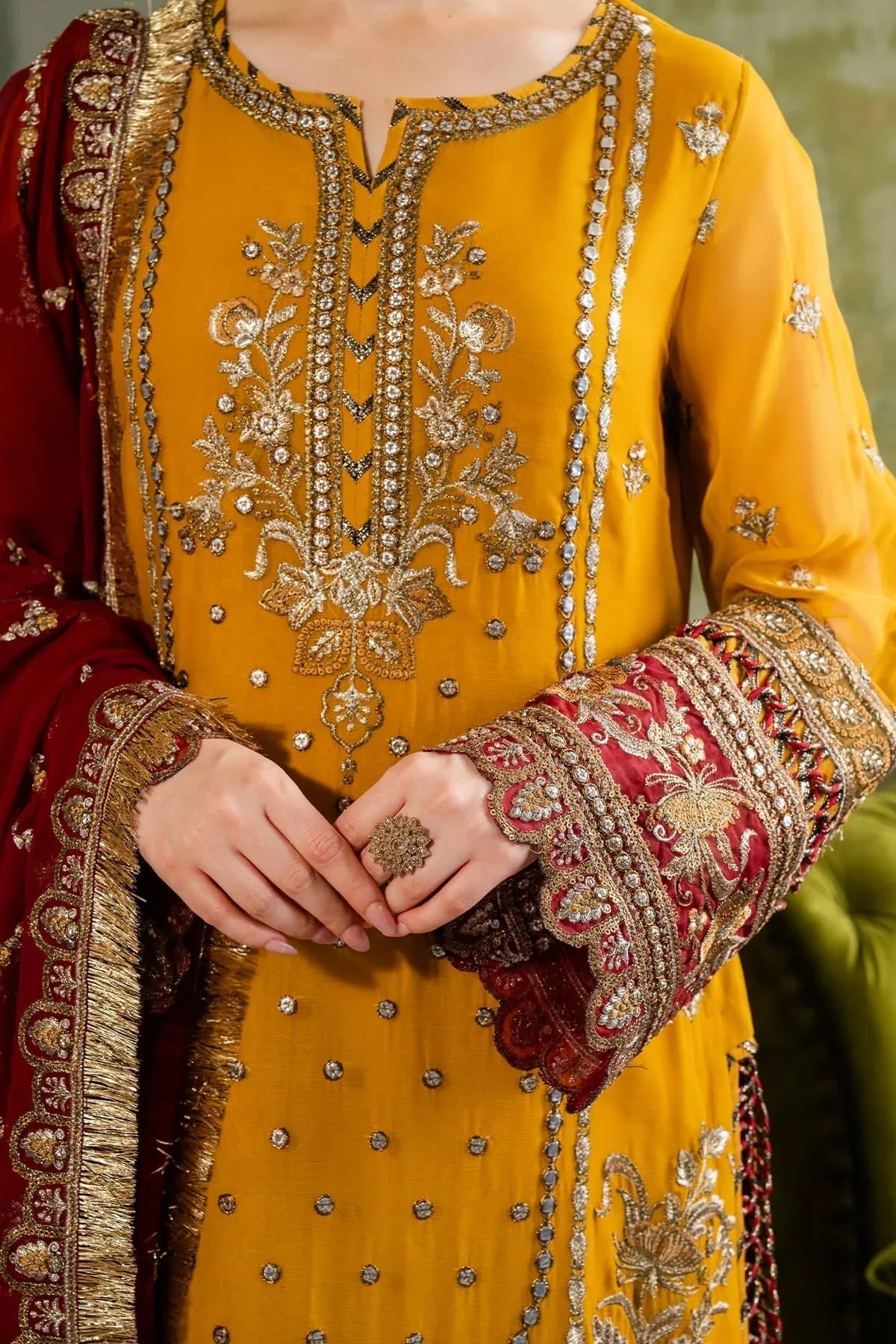 Imrozia Premium | Naina Chiffon | I-196 Naaz - Rang-e-Khaas