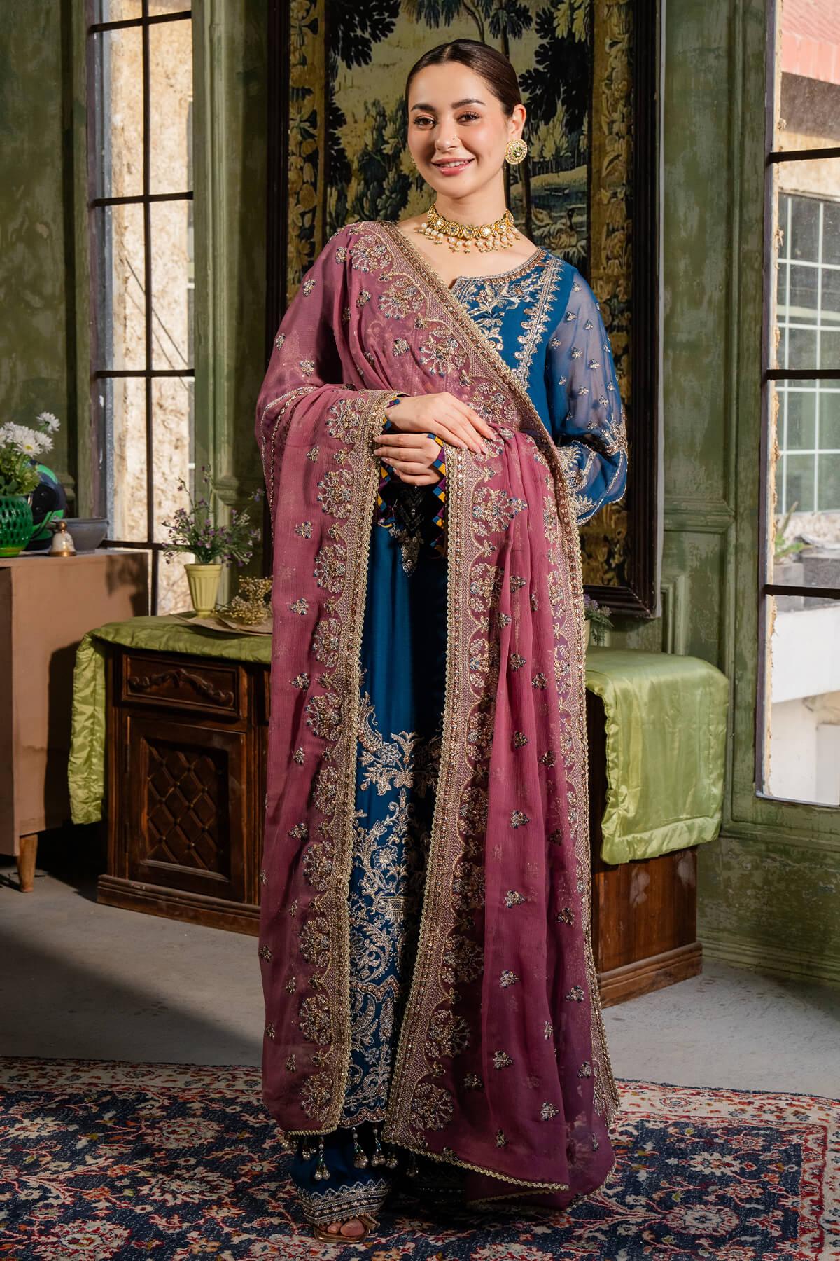 Imrozia Premium | Naina Chiffon | I-197 Afsa - Rang-e-Khaas