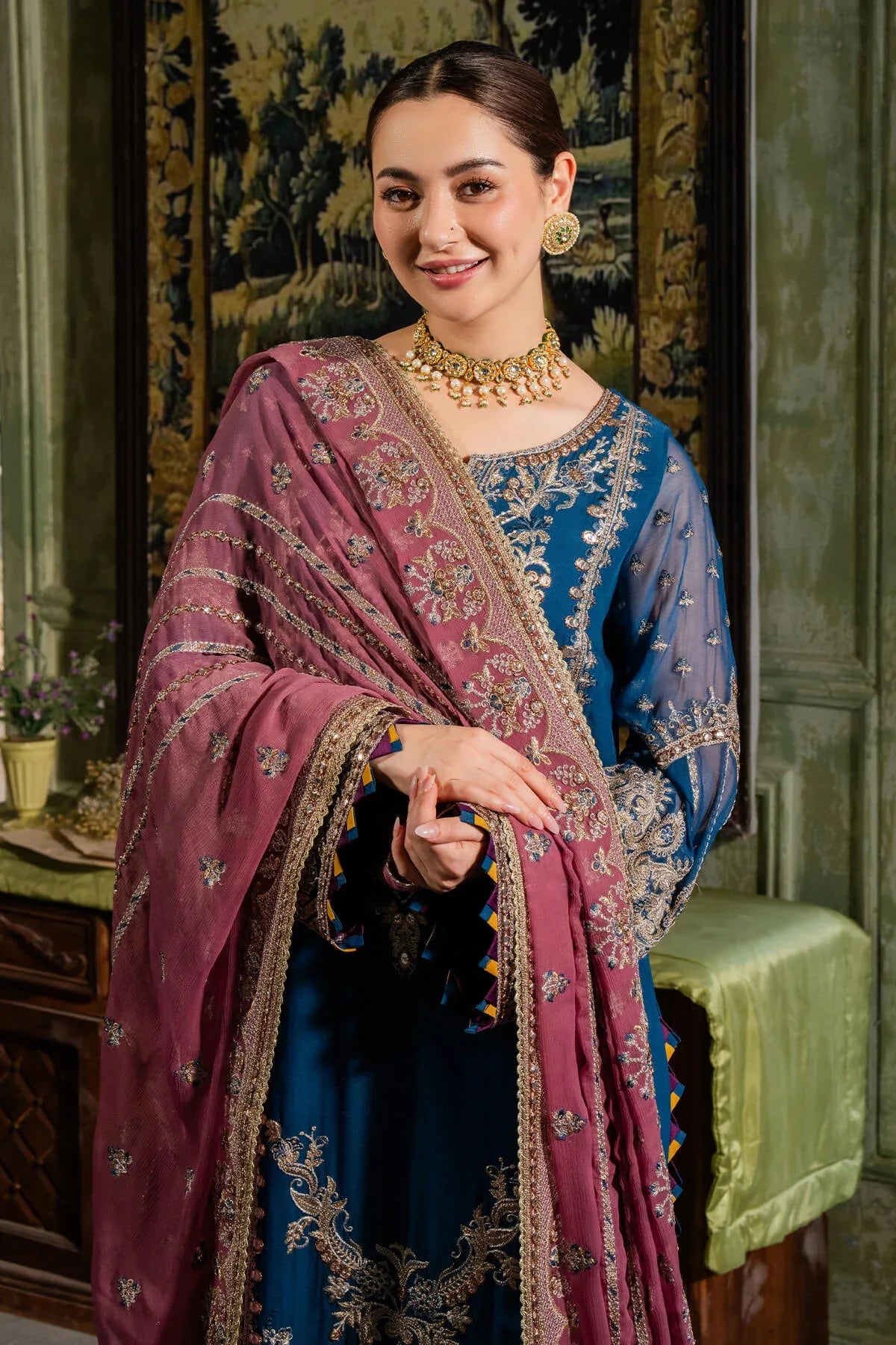 Imrozia Premium | Naina Chiffon | I-197 Afsa - Rang-e-Khaas