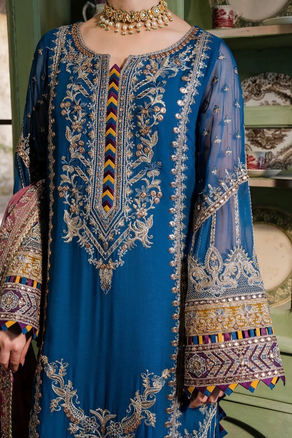 Imrozia Premium | Naina Chiffon | I-197 Afsa - Rang-e-Khaas