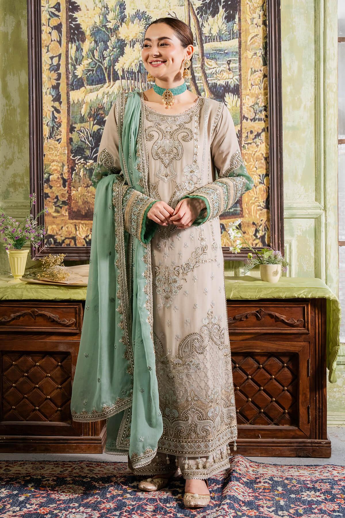 Imrozia Premium | Naina Chiffon | I-198 Beena - Rang-e-Khaas
