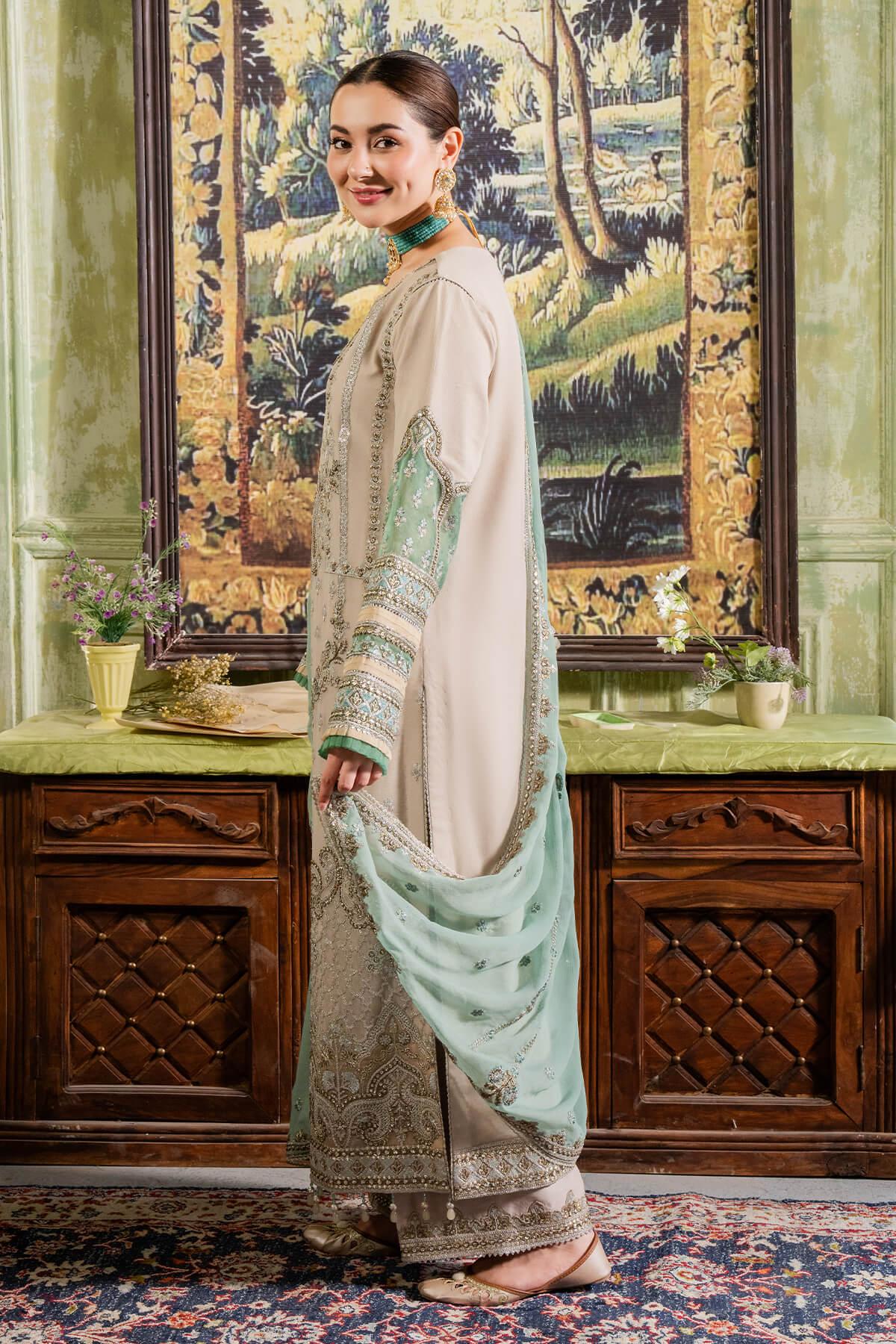 Imrozia Premium | Naina Chiffon | I-198 Beena - Rang-e-Khaas