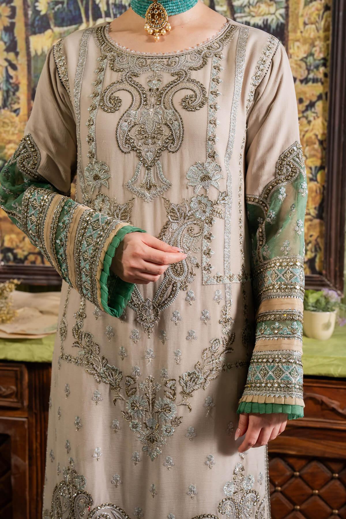 Imrozia Premium | Naina Chiffon | I-198 Beena - Rang-e-Khaas