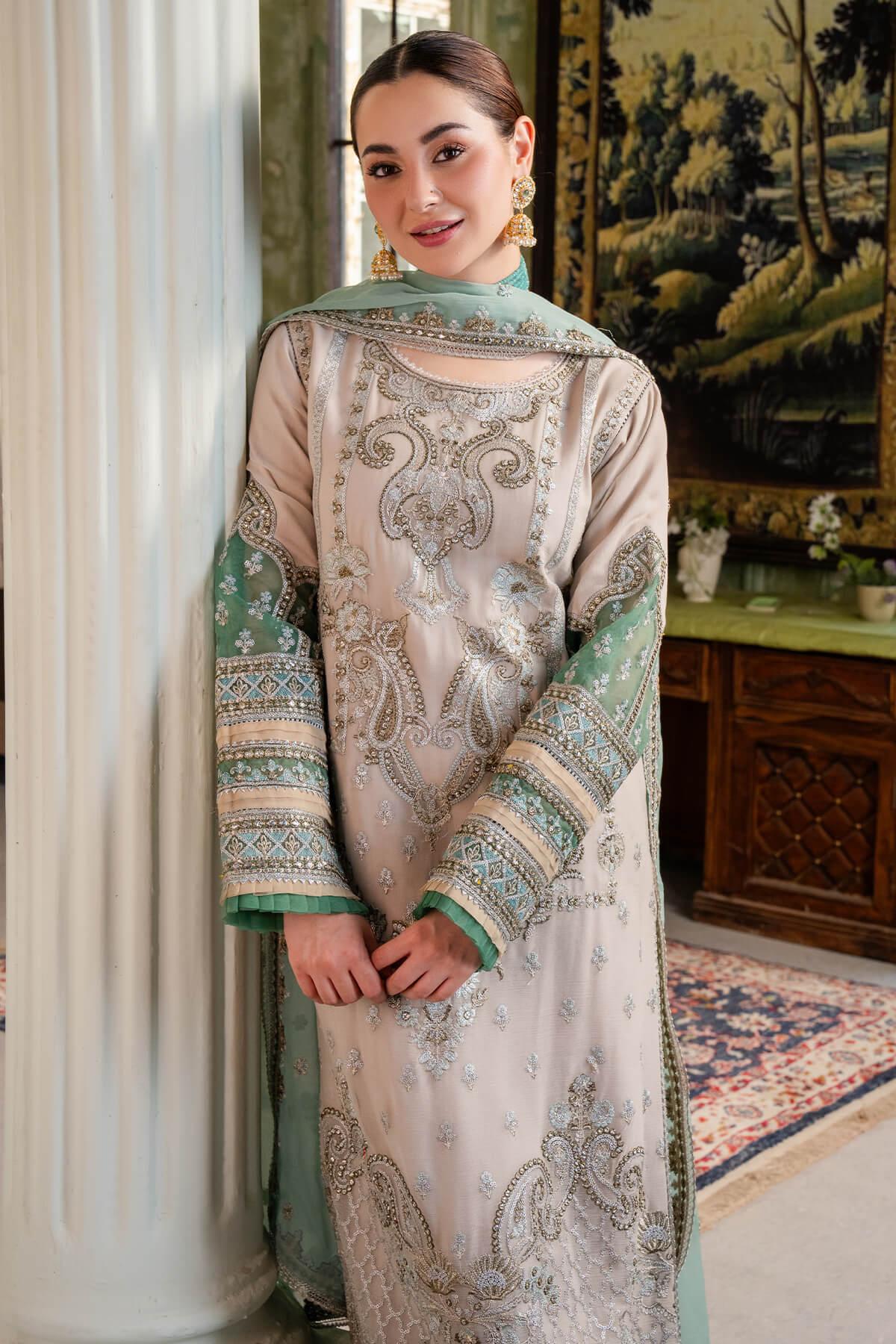 Imrozia Premium | Naina Chiffon | I-198 Beena - Rang-e-Khaas