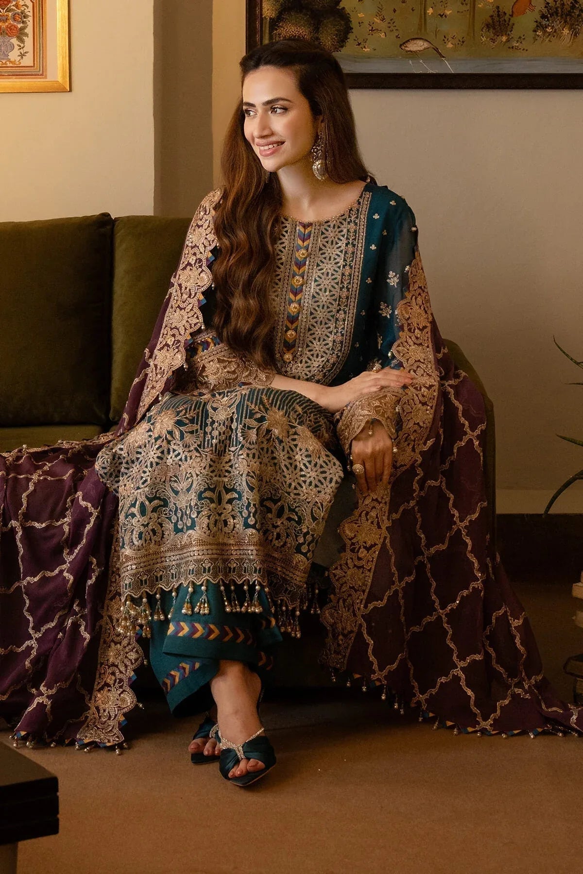 Imrozia Premium | Noor Jahan Formals | I-208 Aaina - Rang-e-Khaas