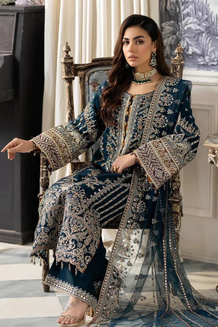 Imrozia Premium | Baad e Saba Pret Luxury Eid Collection | I.P-40 Saher - Rang-e-Khaas
