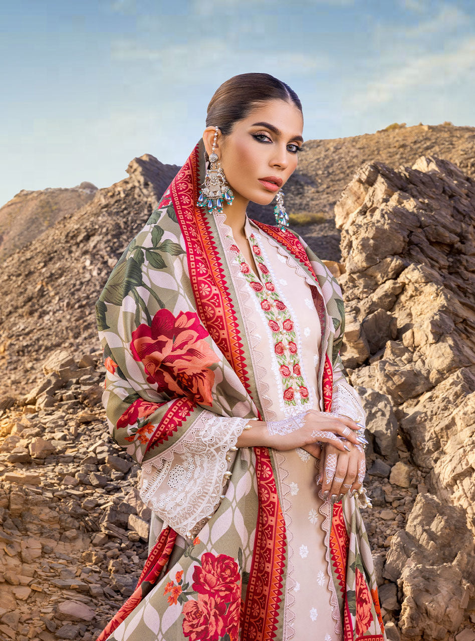 Zainab Chottani - Luxury Chikankari '23 Lawn Collection - DURNAZ 4B - TC-344