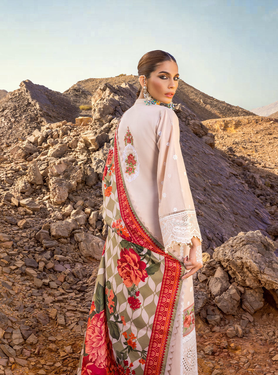 Zainab Chottani - Luxury Chikankari '23 Lawn Collection - DURNAZ 4B - TC-344