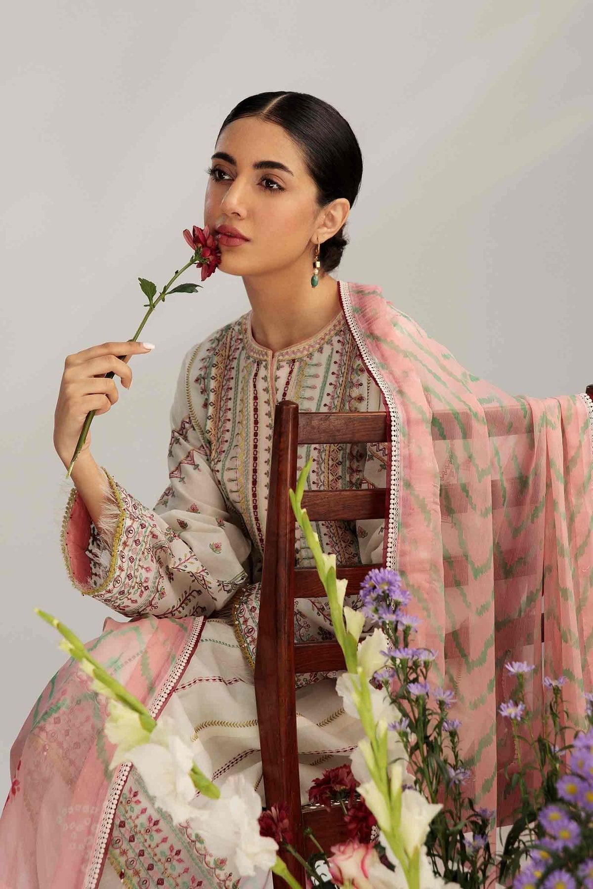 Zara Shahjahan - COCO LAWN SS '23 - Z23-4B - TC-334