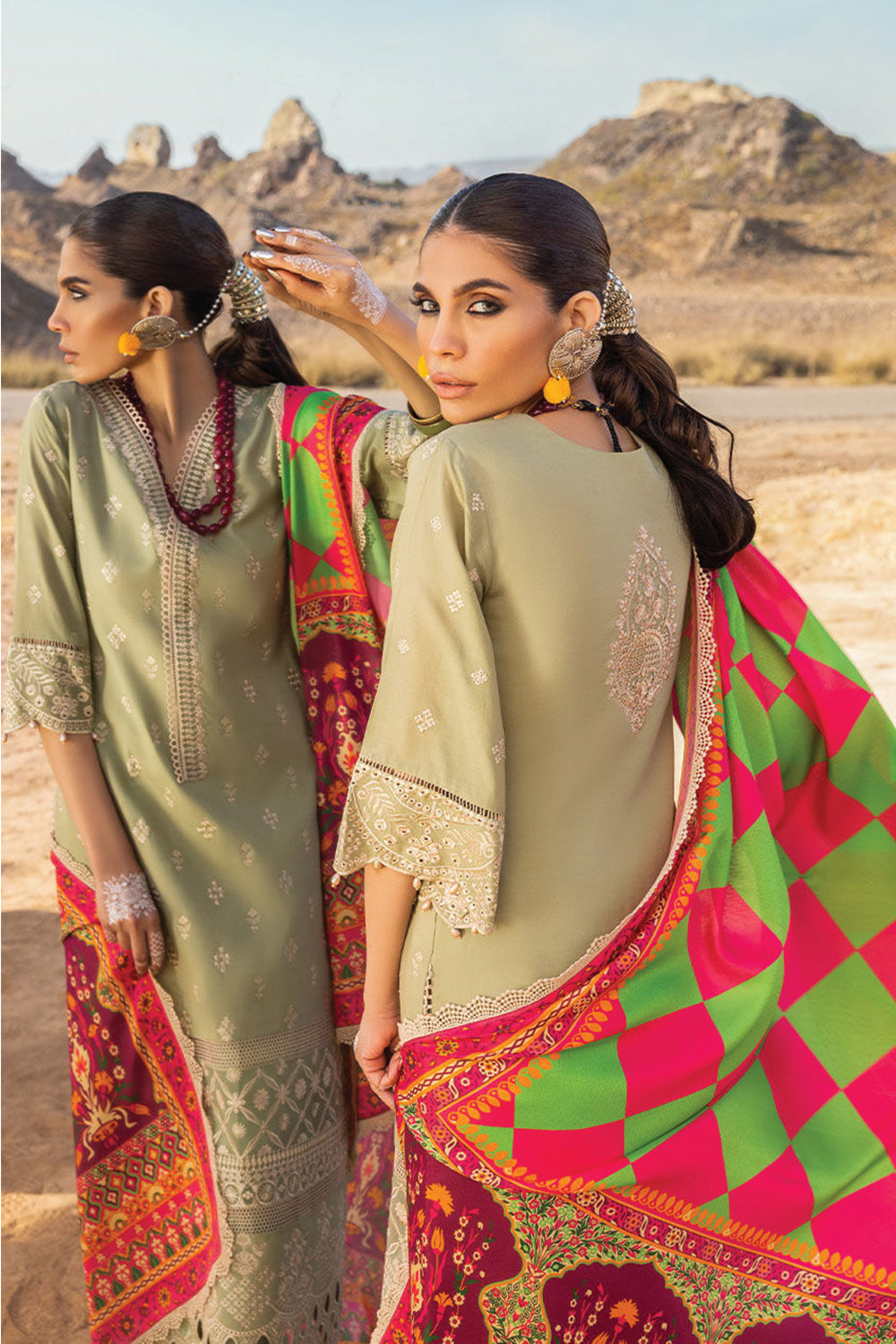 Zainab Chottani - Luxury Chikankari '23 Lawn Collection - LAAL’EN 10B - TC-338
