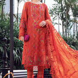 MARIA B EID COLLECTION EL-23-03-Brunt Orange