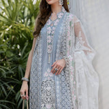 MARIA B EID LAWN COLLECTION EL-23-10-Ice Blue