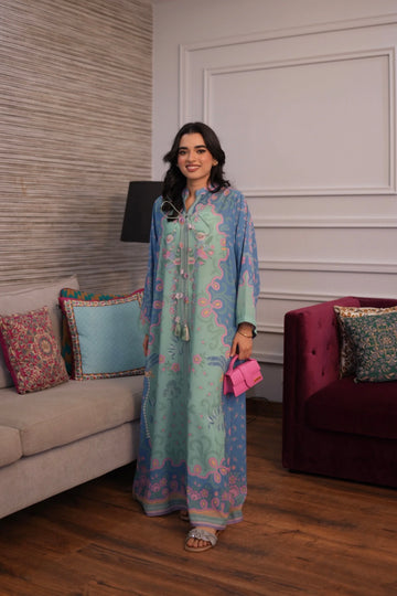 Muntaha | Luxury Kaftans | Samawi - Rang-e-Khaas