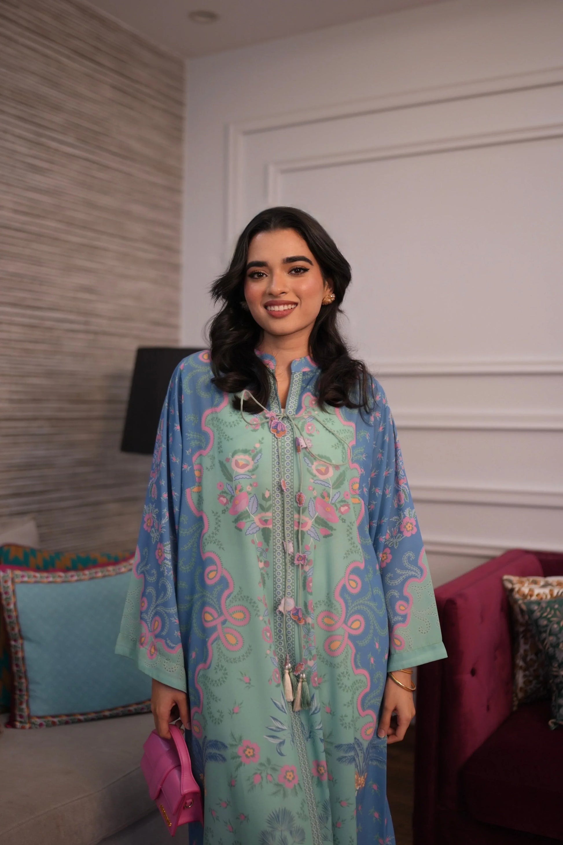 Muntaha | Luxury Kaftans | Samawi - Rang-e-Khaas