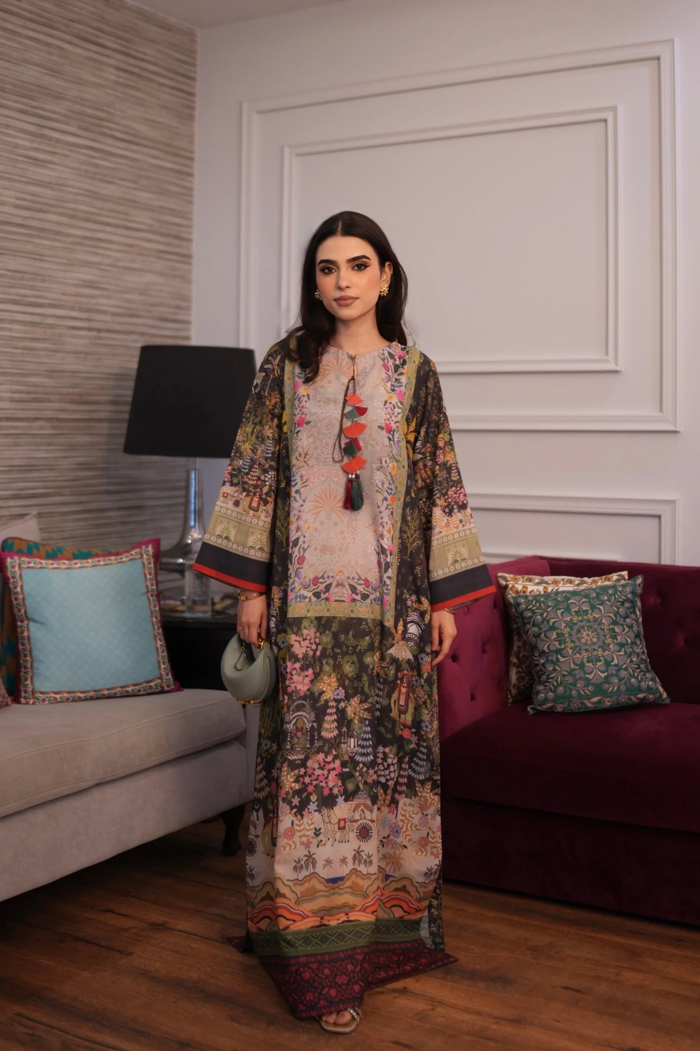 Muntaha | Luxury Kaftans | Zarvaan - Rang-e-Khaas