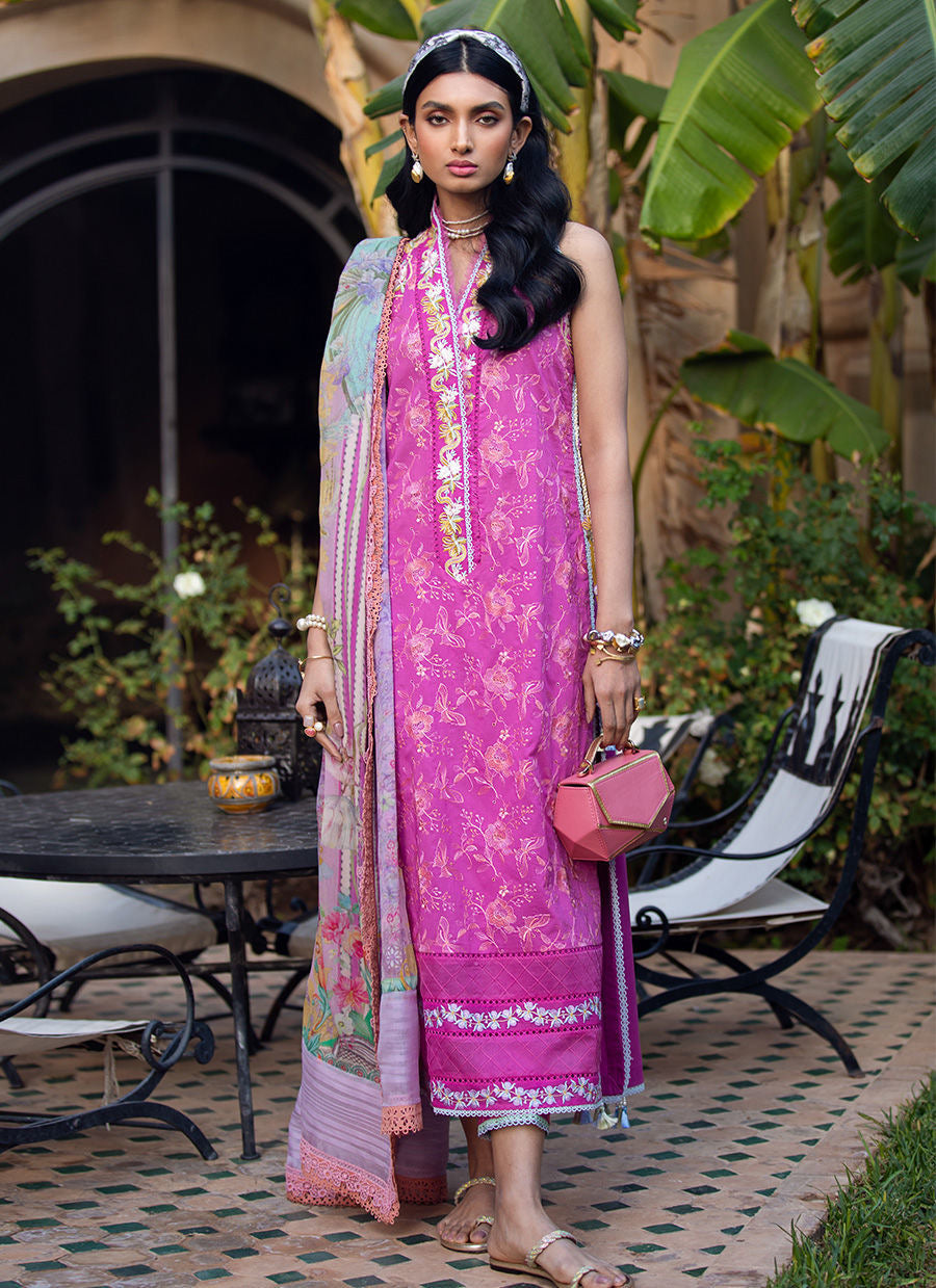 FARAH TALIB AZIZ-MARRAKECH MAGENTA-KESH LAWN'23