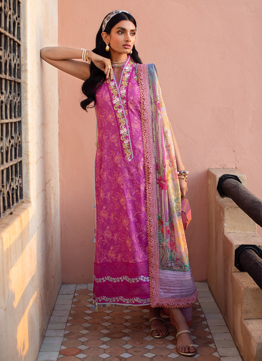 FARAH TALIB AZIZ-MARRAKECH MAGENTA-KESH LAWN'23