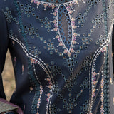QALAMKAR QLINE-AK-15 SAFLIENI-LAWN COLLECTION'23