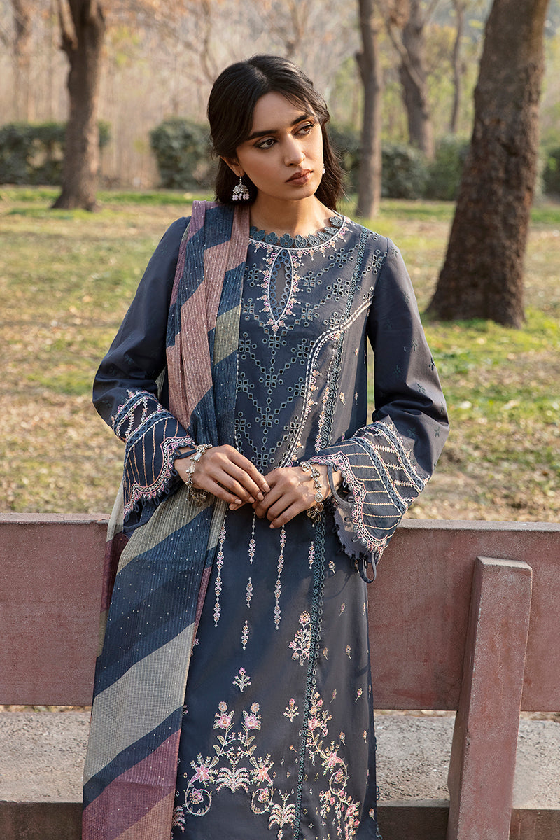 QALAMKAR QLINE-AK-15 SAFLIENI-LAWN COLLECTION'23