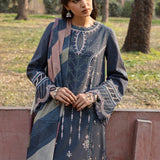QALAMKAR QLINE-AK-15 SAFLIENI-LAWN COLLECTION'23