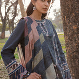 QALAMKAR QLINE-AK-15 SAFLIENI-LAWN COLLECTION'23