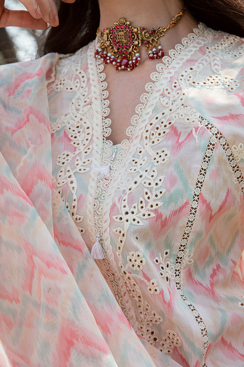 QALAMKAR QLINE-AK-14 FERN-LAWN COLLECTION'23