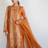 QALAMKAR QLINEKARI-RT-04 ALAINA-LAWN COLLECTION'23
