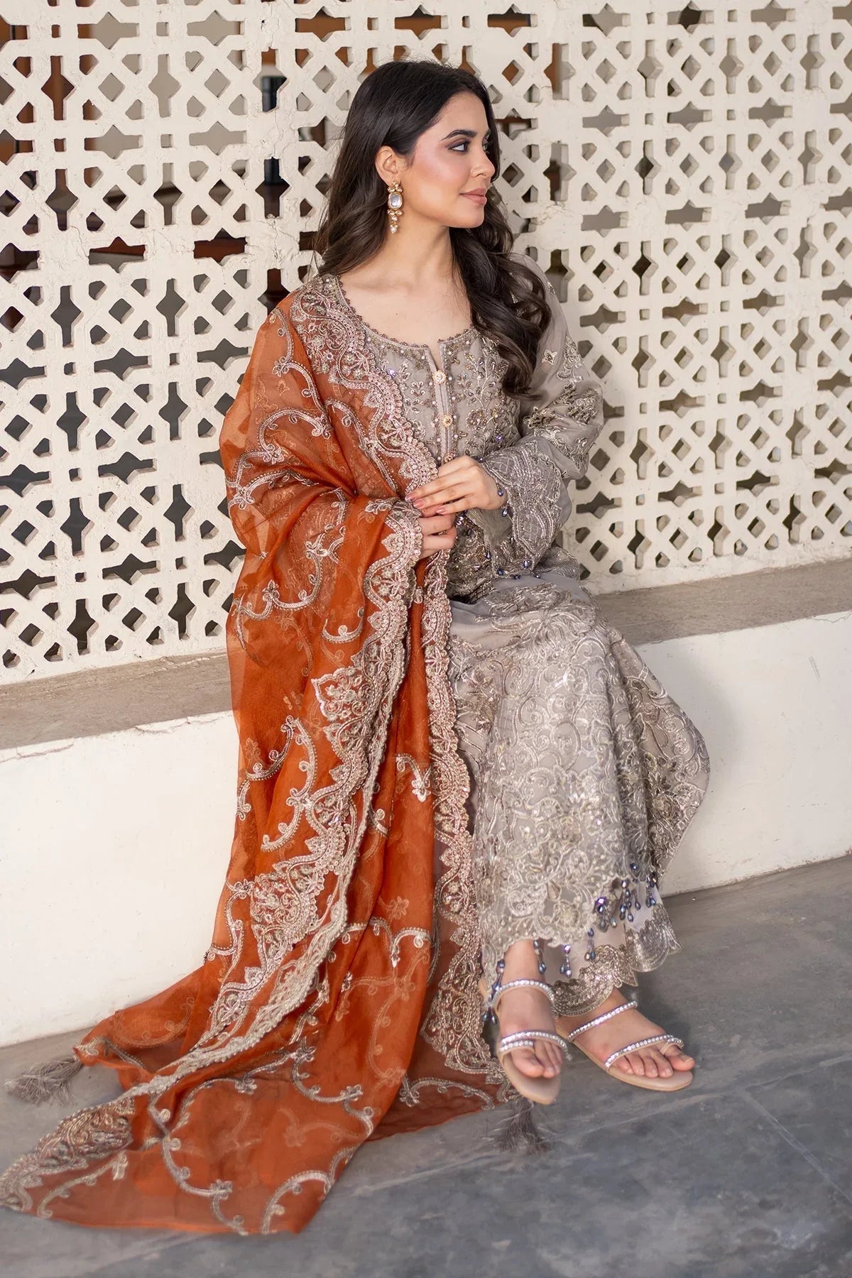 Imrozia Premium | Meeras Luxury Eid 25 | I-227 MISR - Rang-e-Khaas