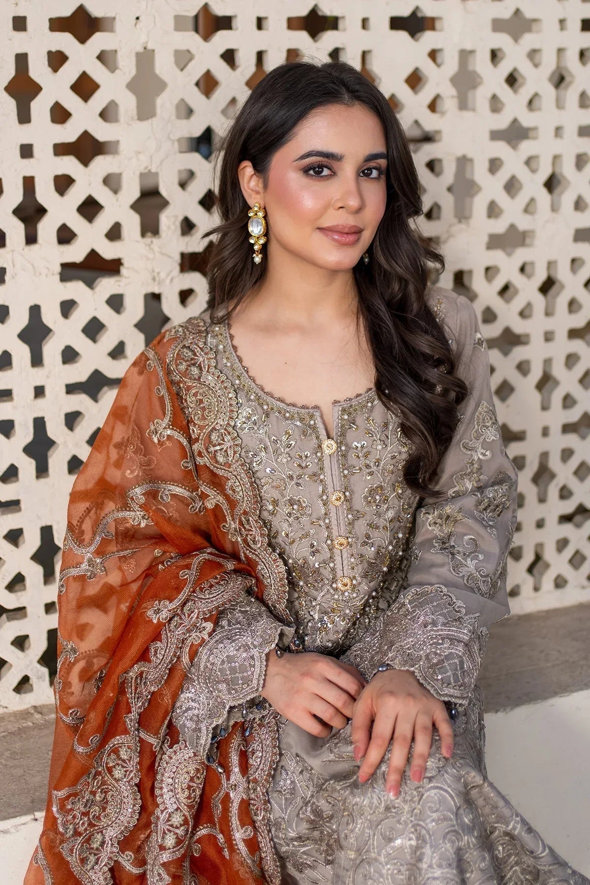 Imrozia Premium | Meeras Luxury Eid 25 | I-227 MISR - Rang-e-Khaas