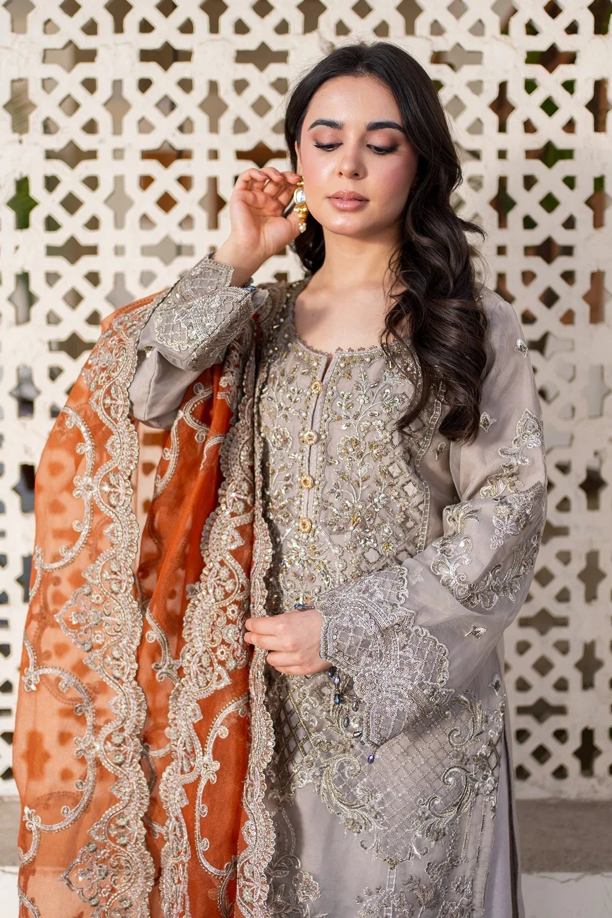 Imrozia Premium | Meeras Luxury Eid 25 | I-227 MISR - Rang-e-Khaas