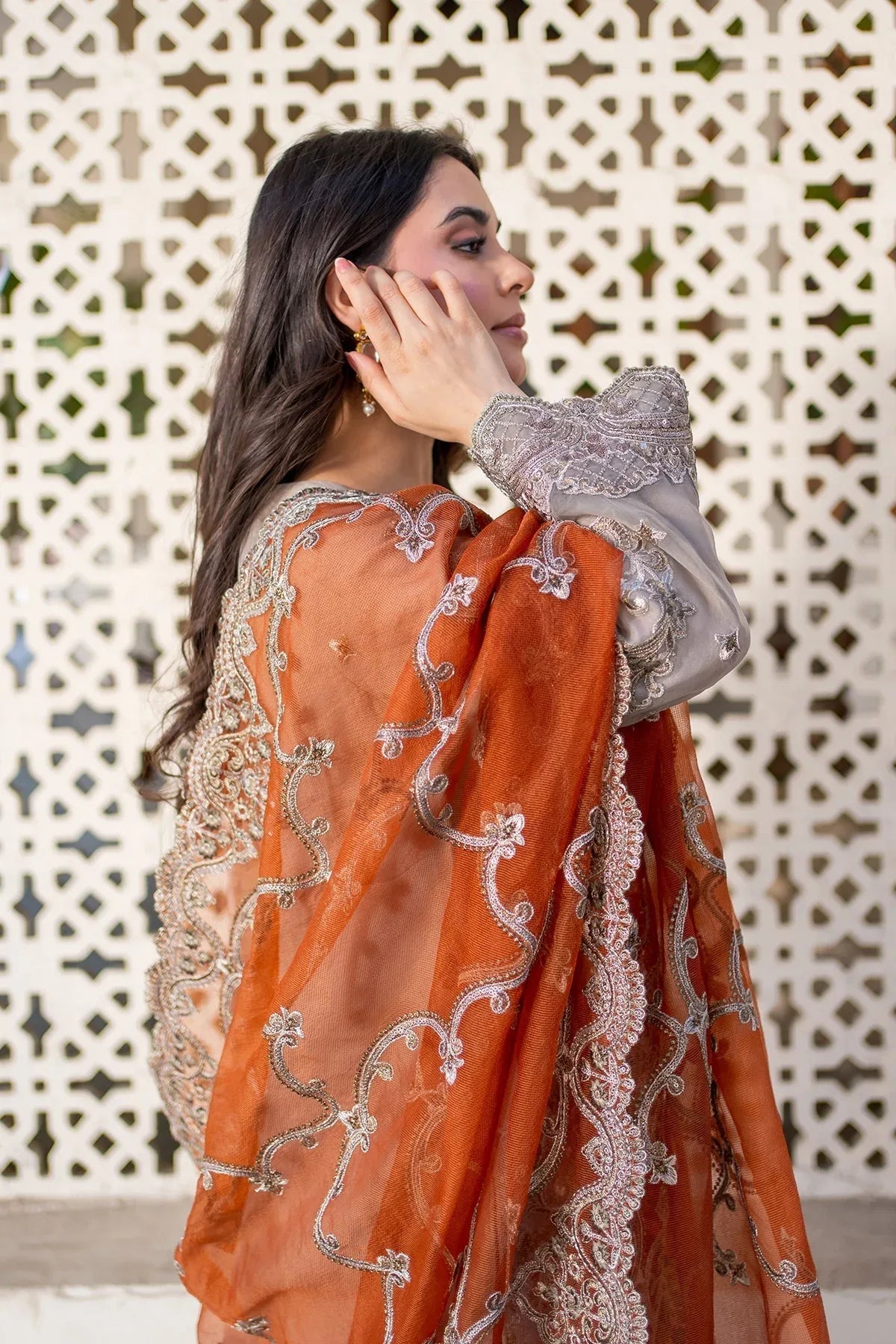 Imrozia Premium | Meeras Luxury Eid 25 | I-227 MISR - Rang-e-Khaas
