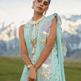 CRIMSON LUXE LAWN Pleated Perfection - D4 A