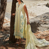 CRIMSON LUXE LAWN Medley of Lace - D7 B