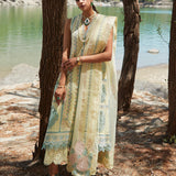 CRIMSON LUXE LAWN Medley of Lace - D7 B