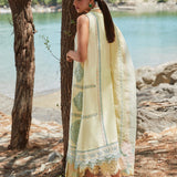 CRIMSON LUXE LAWN Medley of Lace - D7 B