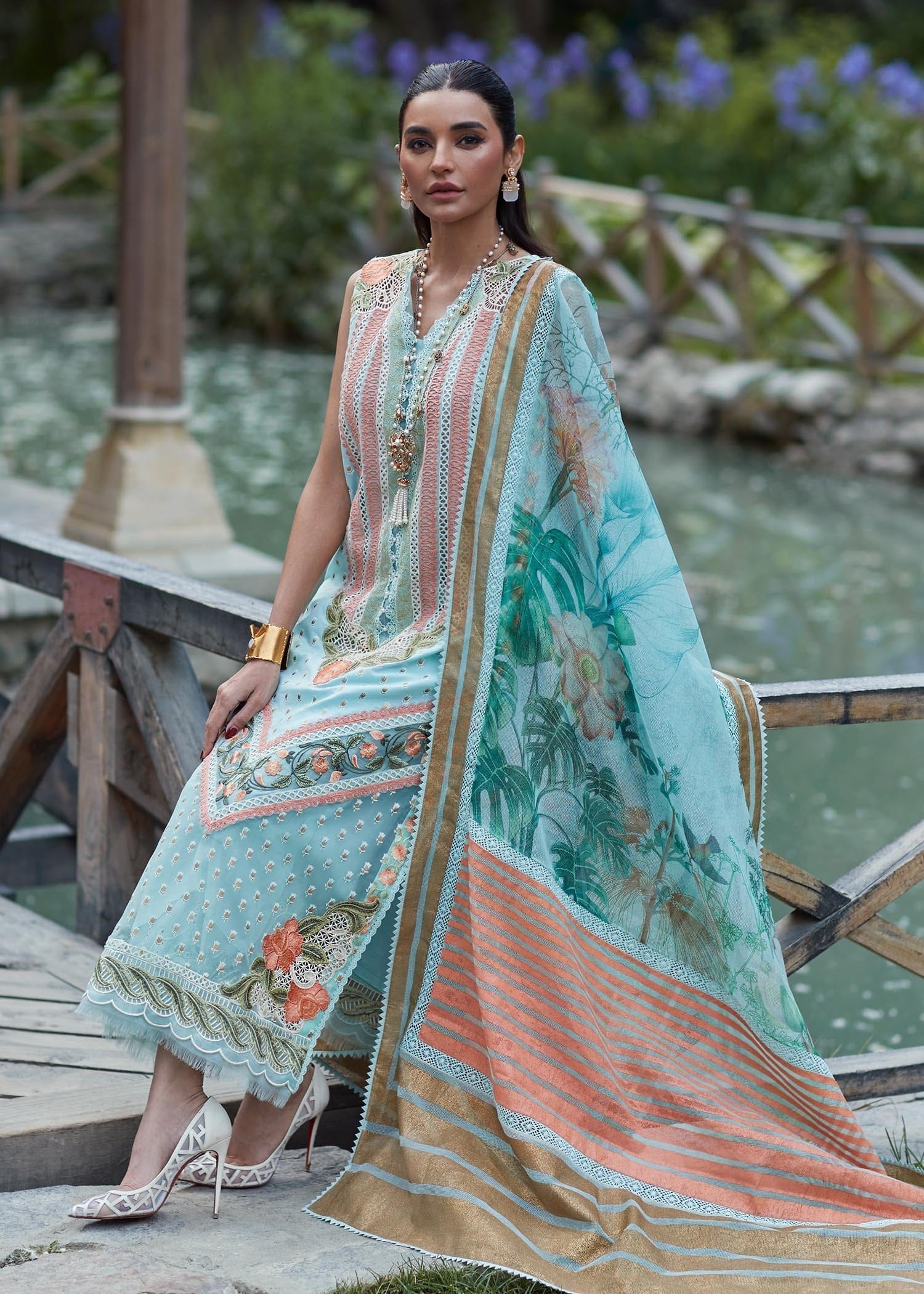 CRIMSON LUXE LAWN Shigar - D5 B
