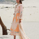 CRIMSON LUXE LAWN Marori Dreams - D8 B UNSTITCHED