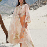 CRIMSON LUXE LAWN Marori Dreams - D8 B UNSTITCHED
