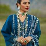CRIMSON LUXE LAWN Medley of Lace - D7 A Stitched