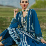 CRIMSON LUXE LAWN Medley of Lace - D7 A Stitched