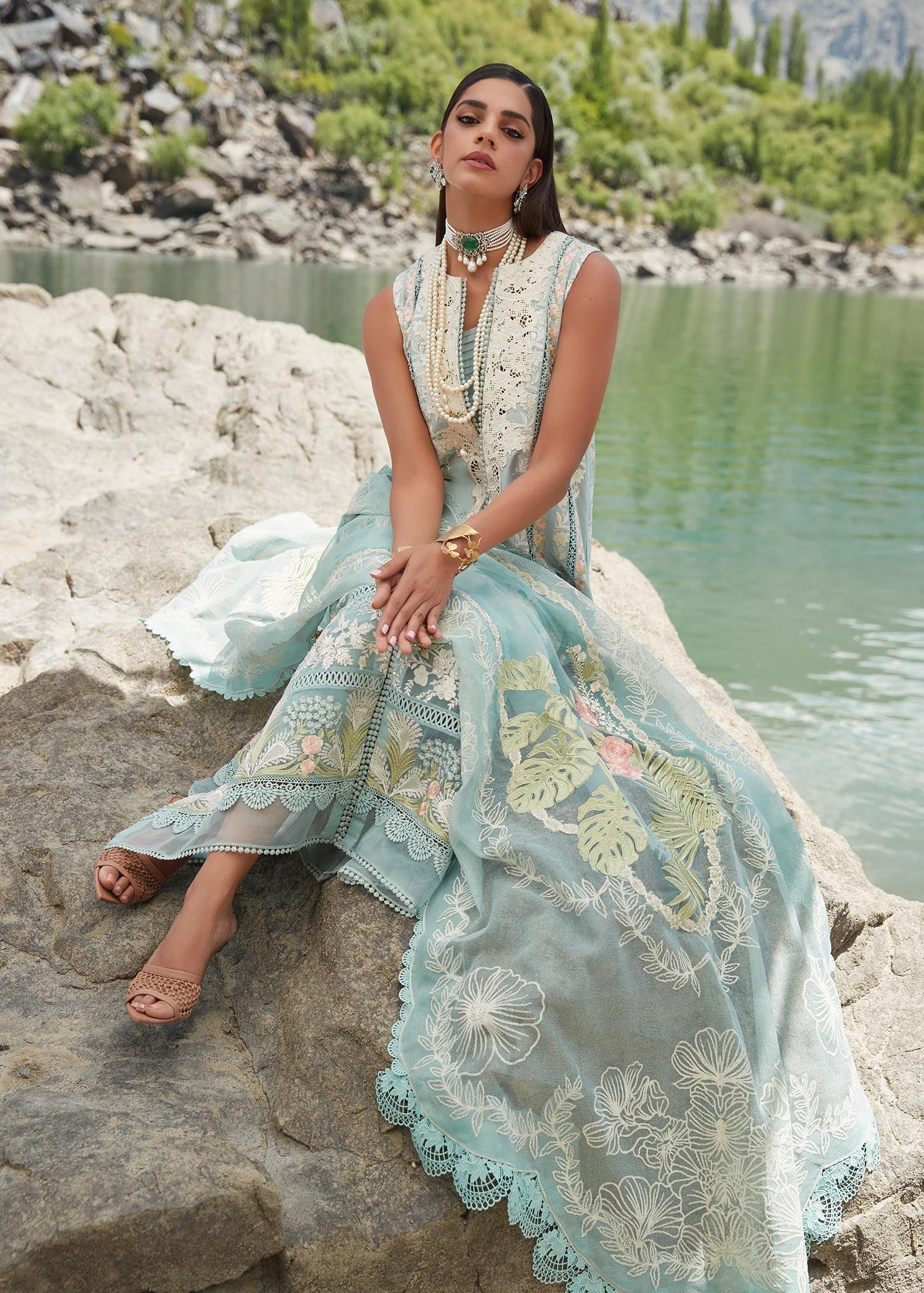 CRIMSON LUXE LAWN Chikkankari Affair - D2 A Stitched