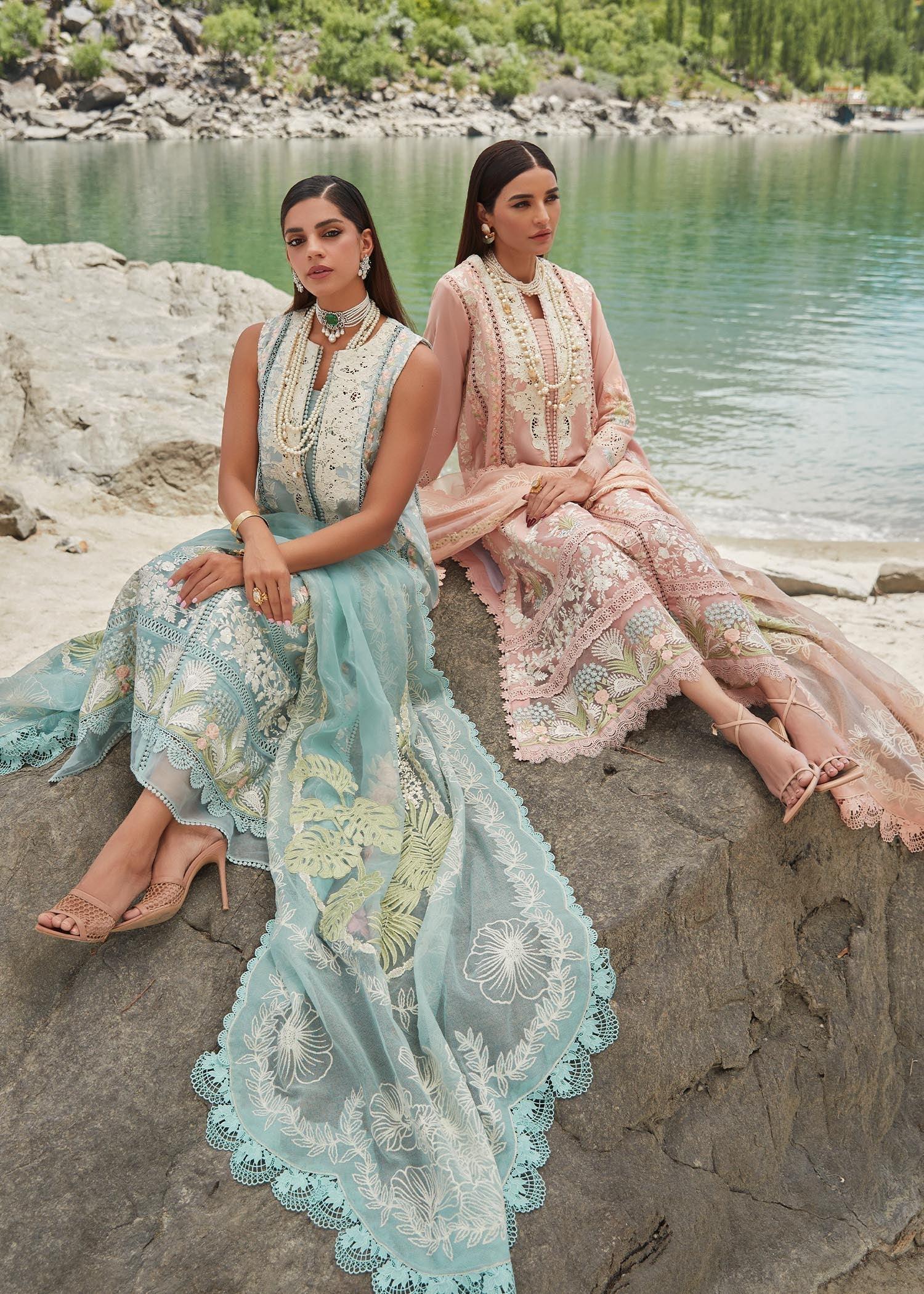 CRIMSON LUXE LAWN Chikkankari Affair - D2 A Stitched