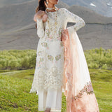 CRIMSON LUXE LAWN Summer in the Meadows - D1 A Stitched