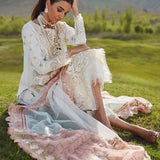 CRIMSON LUXE LAWN Summer in the Meadows - D1 A Stitched