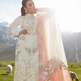 CRIMSON LUXE LAWN Summer in the Meadows - D1 A Stitched