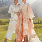 CRIMSON LUXE LAWN Summer in the Meadows - D1 B Stitched