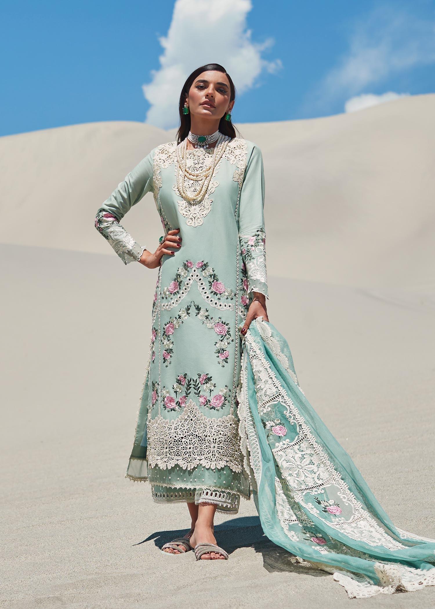 CRIMSON LUXE LAWN Serendipity - D3 B Stitched