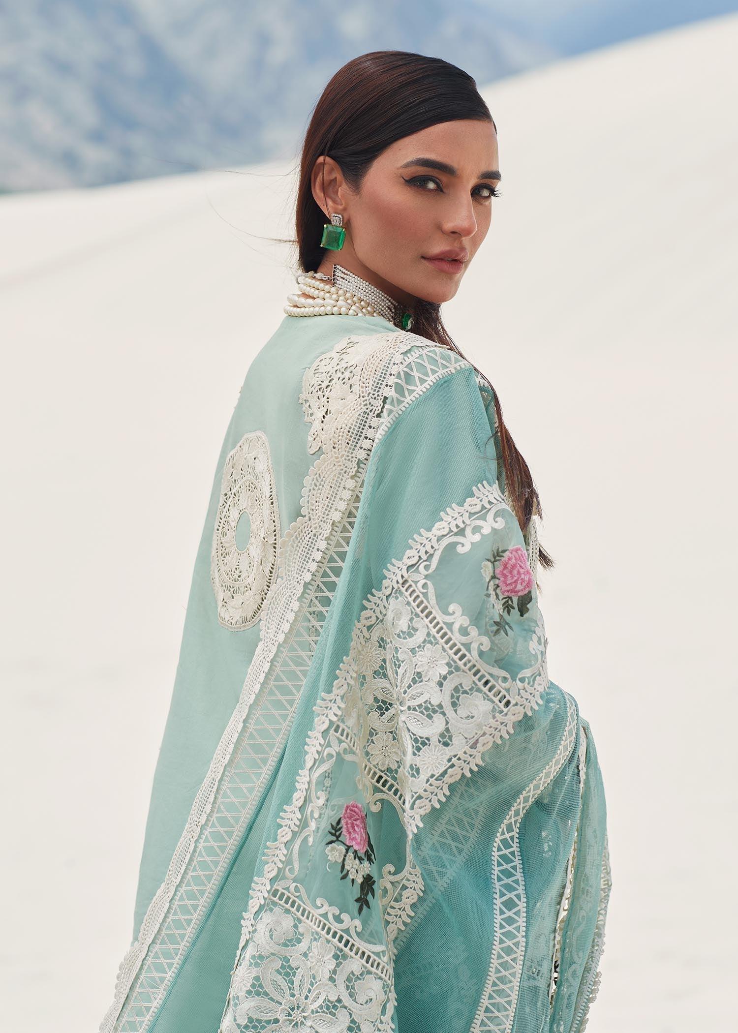 CRIMSON LUXE LAWN Serendipity - D3 B Stitched