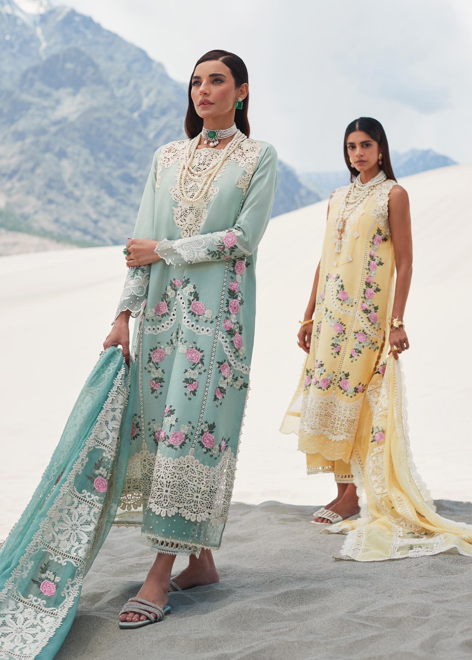 CRIMSON LUXE LAWN Serendipity - D3 B Stitched