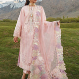 CRIMSON LUXE LAWN Pleated Perfection - D4 B STITCHED